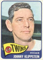 1965 Topps Baseball Cards      384     Johnny Klippstein